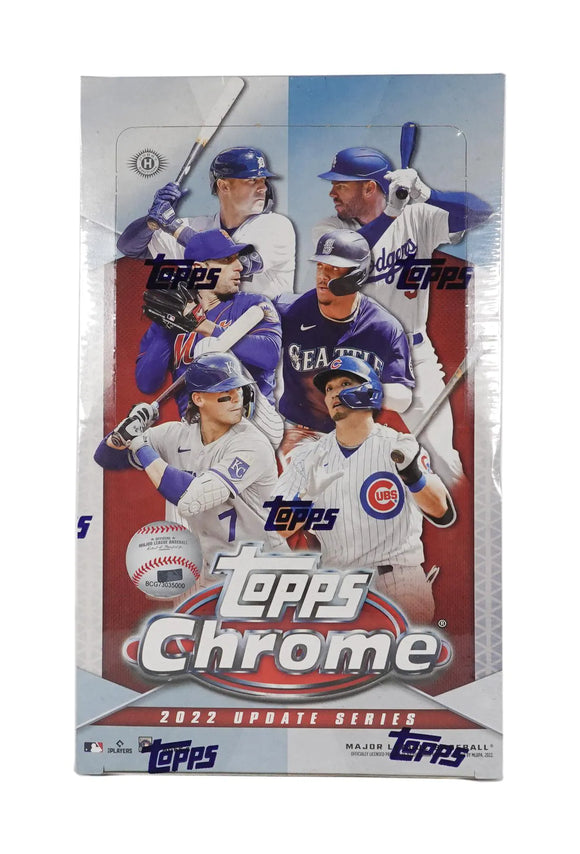 2022 Topps Chrome Update Series Baseball Hobby Box 24 Packs per Box, 4