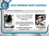 2022 Bowman Draft Baseball Hobby Lite Box 10 Packs per Box, 16 Cards per Pack