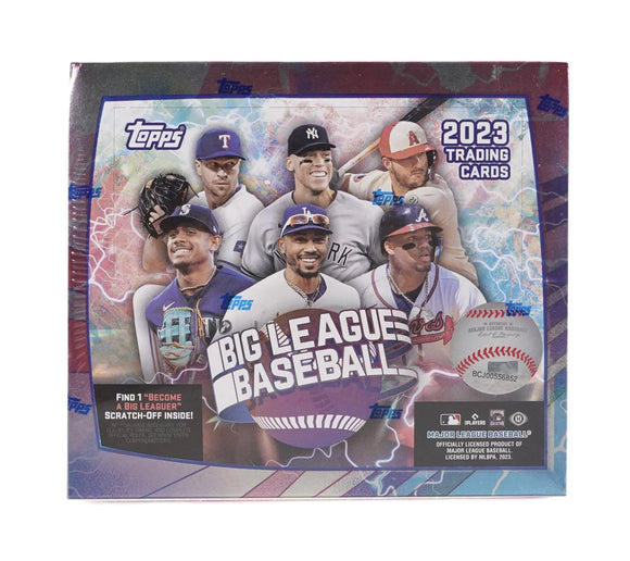 2023 Topps Big League Baseball Hobby Box 18 Packs Per Box, 8 Cards Per Pack
