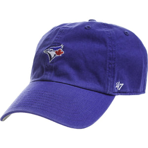 Toronto Blue Jays MLB Baseball '47 Brand Clean Up Hat Cap One Size - Bleacher Bum Collectibles, Toronto Blue Jays, NHL , MLB, Toronto Maple Leafs, Hat, Cap, Jersey, Hoodie, T Shirt, NFL, NBA, Toronto Raptors