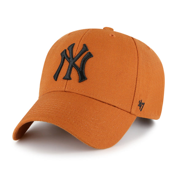 Men's New York Yankees '47 Brand Orange MVP Adjustable Snapback Cap Hat