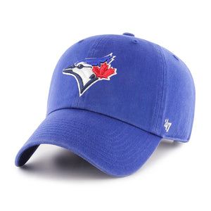 Youth Toronto Blue Jays MLB Youth '47 CLEAN UP Buckle Adjustable Cap - Bleacher Bum Collectibles, Toronto Blue Jays, NHL , MLB, Toronto Maple Leafs, Hat, Cap, Jersey, Hoodie, T Shirt, NFL, NBA, Toronto Raptors
