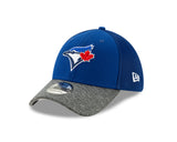 Men's Adult Toronto Blue Jays New Era Heathered Gray/Royal 39THIRTY Neo Flex Hat - Bleacher Bum Collectibles, Toronto Blue Jays, NHL , MLB, Toronto Maple Leafs, Hat, Cap, Jersey, Hoodie, T Shirt, NFL, NBA, Toronto Raptors