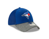 Men's Adult Toronto Blue Jays New Era Heathered Gray/Royal 39THIRTY Neo Flex Hat - Bleacher Bum Collectibles, Toronto Blue Jays, NHL , MLB, Toronto Maple Leafs, Hat, Cap, Jersey, Hoodie, T Shirt, NFL, NBA, Toronto Raptors