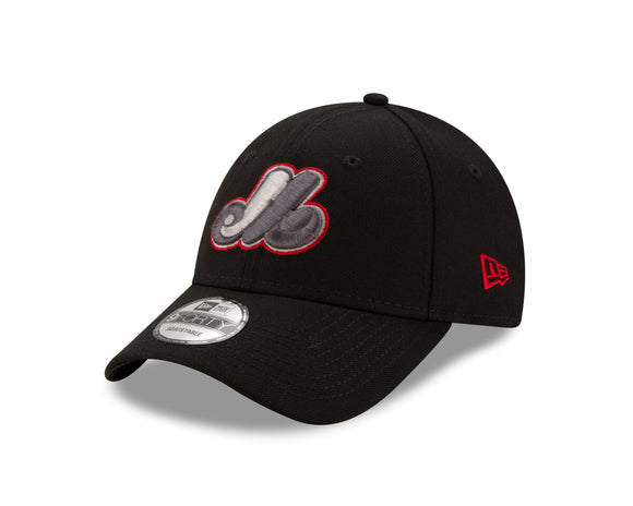 New Era Montreal Expos MLB Baseball The League Black Grey 9Forty Adjustable Hat