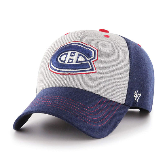 Men's Montreal Canadiens NHL Formation 47 MVP Adjustable Cap Hat - Bleacher Bum Collectibles, Toronto Blue Jays, NHL , MLB, Toronto Maple Leafs, Hat, Cap, Jersey, Hoodie, T Shirt, NFL, NBA, Toronto Raptors