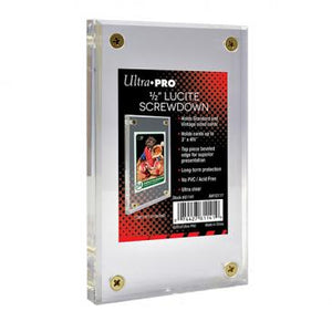 Ultra Pro Lucite 1/2" Screwdown Trading Sports & Entertainment Card Holder Protector Case