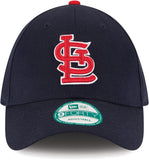 St Louis Cardinals Alt New Era Men's League 9Forty MLB Baseball Adjustable Hat - Navy