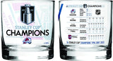 Colorado Avalanche The Sports Vault 2022 Stanley Cup Champions - 11oz. Rock Glass Set of 2