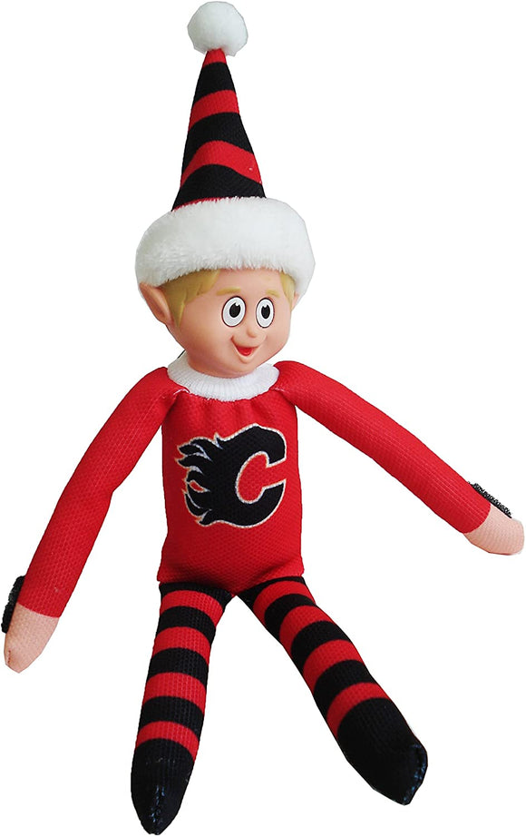 Calgary Flames NHL Hockey Team Elves Winner's Workshop Moveable Figure