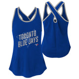 Toronto Blue Jays Youth Girls Clutch Cross Back Tank Top MLB Baseball - Bleacher Bum Collectibles, Toronto Blue Jays, NHL , MLB, Toronto Maple Leafs, Hat, Cap, Jersey, Hoodie, T Shirt, NFL, NBA, Toronto Raptors