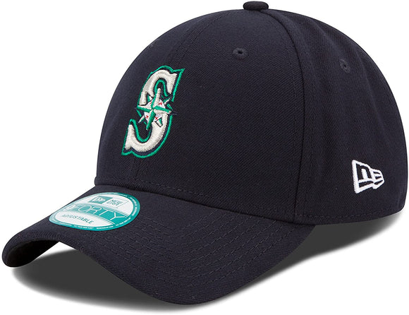 Seattle Mariners New Era Men's League 9Forty MLB Baseball Adjustable Hat - Navy