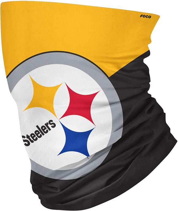Pittsburgh Steelers NFL Football Team Gaiter Scarf Adult Face Covering Head Band Mask