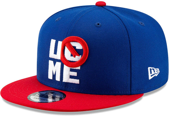 John Cena You Can't See Me WWE Wrestling New Era 9Fifty Adjustable Snapback Red Blue Hat Cap