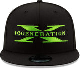 D-Generation X WWE Wrestling New Era 9Fifty Adjustable Snapback Black Hat Cap