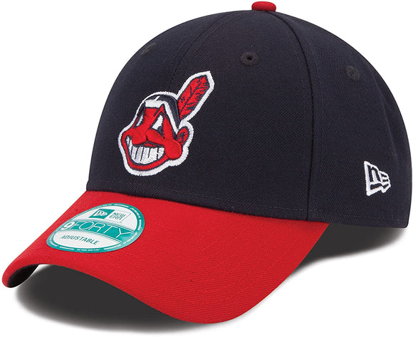 Cleveland Indians New Era Men's League 9Forty MLB Baseball Adjustable Hat - Retro