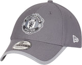 Manchester United F.C. Soccer Club New Era 9Forty Grey Tonal Adjustable Buckle Hat