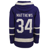 Men's Toronto Maple Leafs Auston Matthews '47 Brand Heavyweight Jersey Lacer Hoodie - Bleacher Bum Collectibles, Toronto Blue Jays, NHL , MLB, Toronto Maple Leafs, Hat, Cap, Jersey, Hoodie, T Shirt, NFL, NBA, Toronto Raptors