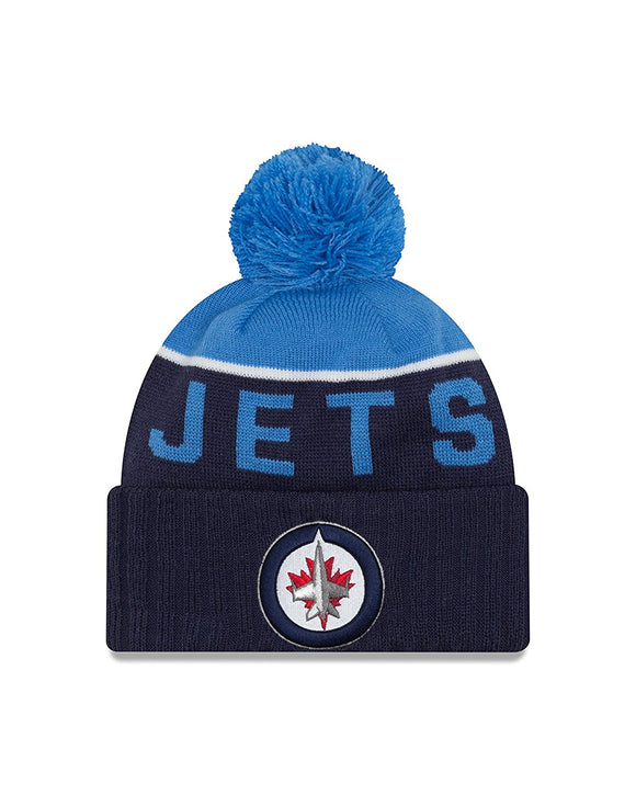 Winnipeg Jets NE 15 Sport Knit Beanie Toque NHL Hockey by New Era - Bleacher Bum Collectibles, Toronto Blue Jays, NHL , MLB, Toronto Maple Leafs, Hat, Cap, Jersey, Hoodie, T Shirt, NFL, NBA, Toronto Raptors