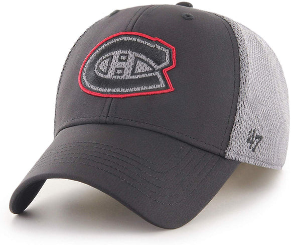 Men's Montreal Canadiens Arlo MVP Adjustable Hat Cap Black Grey One Size Fits Most - Bleacher Bum Collectibles, Toronto Blue Jays, NHL , MLB, Toronto Maple Leafs, Hat, Cap, Jersey, Hoodie, T Shirt, NFL, NBA, Toronto Raptors