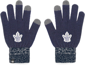 Men's Toronto Maple Leafs Static Winter Acrylic Gloves One Size Fits Most