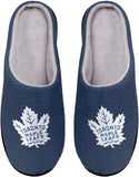 Men's Toronto Maple Leafs NHL Hockey Plush Logo Soft Slipper Memory Foam - Multiple Sizes