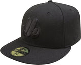 Men's Montreal Expos New Era Black on Black MLB Baseball 59FIFTY Fitted Hat