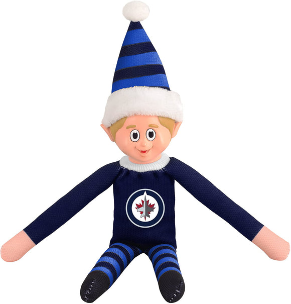 Winnipeg Jets NHL Hockey Team Elves Winner's Workshop Moveable Figure