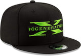 D-Generation X WWE Wrestling New Era 9Fifty Adjustable Snapback Black Hat Cap