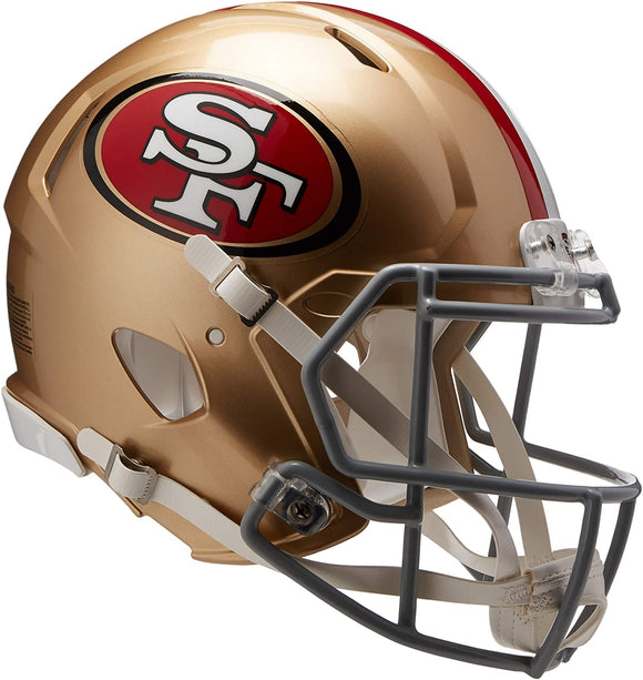 NFL Football Riddell San Francisco 49ers Full Size Revolution Speed Authentic Helmet