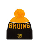 Boston Bruins NE 15 Sport Knit Beanie Toque NHL Hockey by New Era - Bleacher Bum Collectibles, Toronto Blue Jays, NHL , MLB, Toronto Maple Leafs, Hat, Cap, Jersey, Hoodie, T Shirt, NFL, NBA, Toronto Raptors