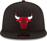 Chicago Bulls Basketball NBA New Era 9Fifty Black Snapback New Era Hat Cap