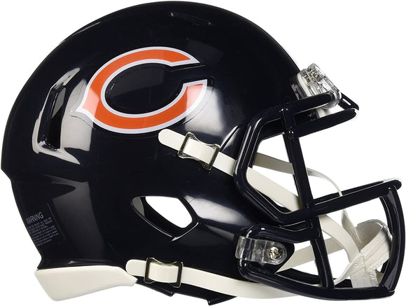 NFL Football Riddell Chicago Bears Mini Revolution Speed Replica Helmet