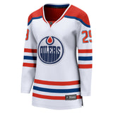 Women's Edmonton Oilers Leon Draisaitl Fanatics Branded White 2020/21 - Special Edition Breakaway Player Jersey