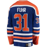 Edmonton Oilers Grant Fuhr Fanatics Branded Blue Premier Breakaway Retired - Player Jersey