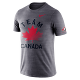 Men's Team Canada Nike 2018 Olympic Grey Dri Blend Short Sleeves T Shirt - Bleacher Bum Collectibles, Toronto Blue Jays, NHL , MLB, Toronto Maple Leafs, Hat, Cap, Jersey, Hoodie, T Shirt, NFL, NBA, Toronto Raptors