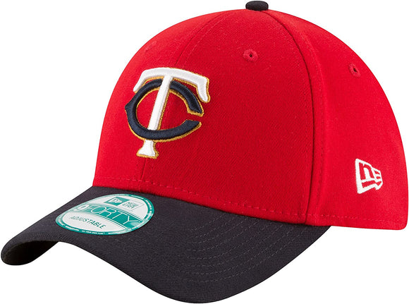 Minnesota Twins Alt 2 New Era Men's League 9Forty MLB Baseball Adjustable Hat - Red