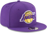 Los Angeles Lakers Purple Yellow Logo NBA Basketball New Era Snapback Purple Hat