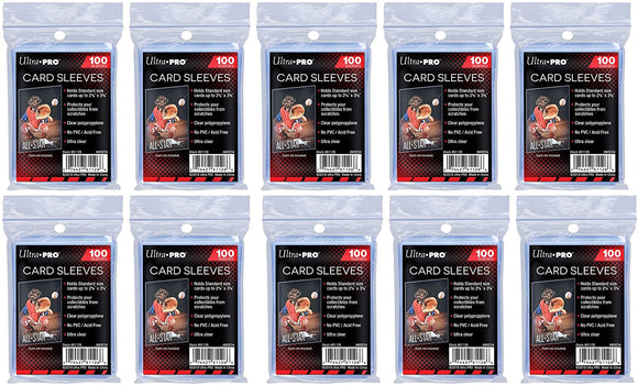 Ultra Pro Soft Card Sleeves 2-5/8-Inches X 3-5/8-Inches, Ultra Clear ( Bleacher Bum Collectibles Ultra Pro Soft Card Sleeves 2-5/8-Inches X 3-5/8-Inches, Ultra Clear ( Bleacher Bum Collectibles