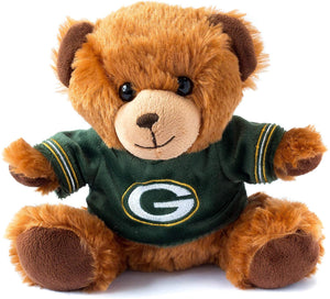 Green Bay Packers NFL Football 7.5" Jersey Teddy Bear Plush by Forever Collectibles - Bleacher Bum Collectibles, Toronto Blue Jays, NHL , MLB, Toronto Maple Leafs, Hat, Cap, Jersey, Hoodie, T Shirt, NFL, NBA, Toronto Raptors