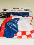 National Team Croatia Euro European Cup of Soccer Football Polyester Car Mirror Cover - Country Colours