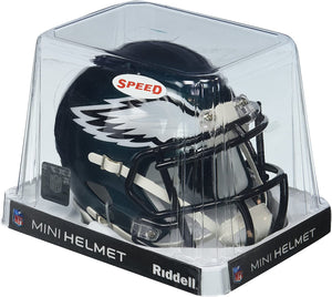 NFL Football Riddell Philadelphia Eagles Mini Revolution Speed Replica Helmet