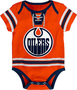 Infant Connor McDavid Edmonton Oilers NHL Hockey Pro Name & Number Creeper