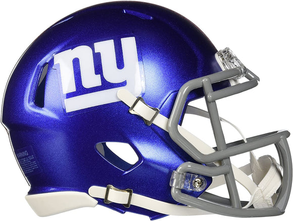 NFL Football Riddell New York Giants Mini Revolution Speed Replica Helmet