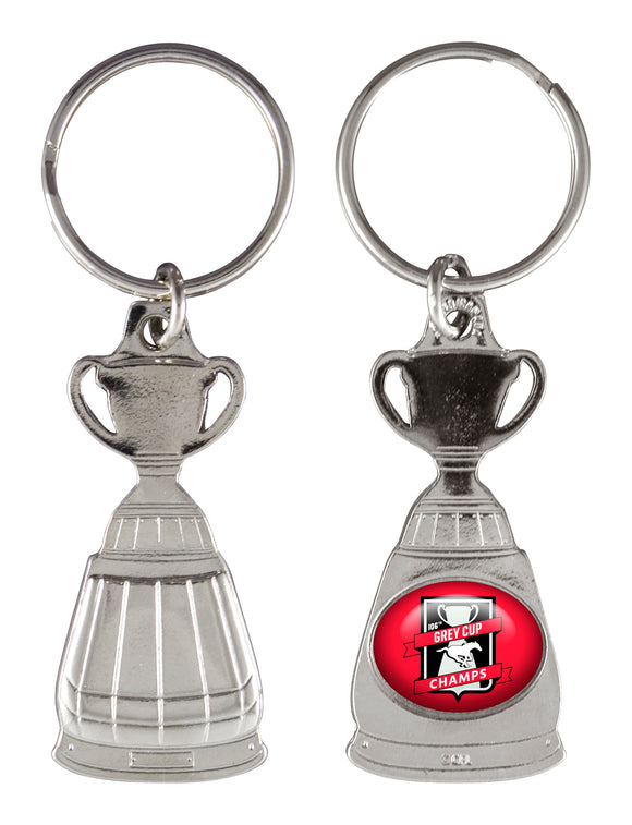Calgary Stampeders 2018 106th Grey Cup Champions CFL Football Collectible Key Chain - Bleacher Bum Collectibles, Toronto Blue Jays, NHL , MLB, Toronto Maple Leafs, Hat, Cap, Jersey, Hoodie, T Shirt, NFL, NBA, Toronto Raptors