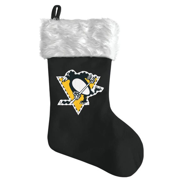 Pittsburgh Penguins NHL Hockey Christmas Light Up Felt Stocking Team Logo