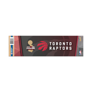 Toronto Raptors 2019 NBA Finals Champions Basketball Collectors Bumper Sticker - Bleacher Bum Collectibles, Toronto Blue Jays, NHL , MLB, Toronto Maple Leafs, Hat, Cap, Jersey, Hoodie, T Shirt, NFL, NBA, Toronto Raptors