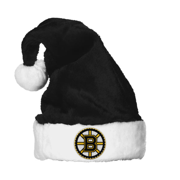 Boston Bruins NHL Hockey Christmas Light Up Santa Pom Team Logo Hat