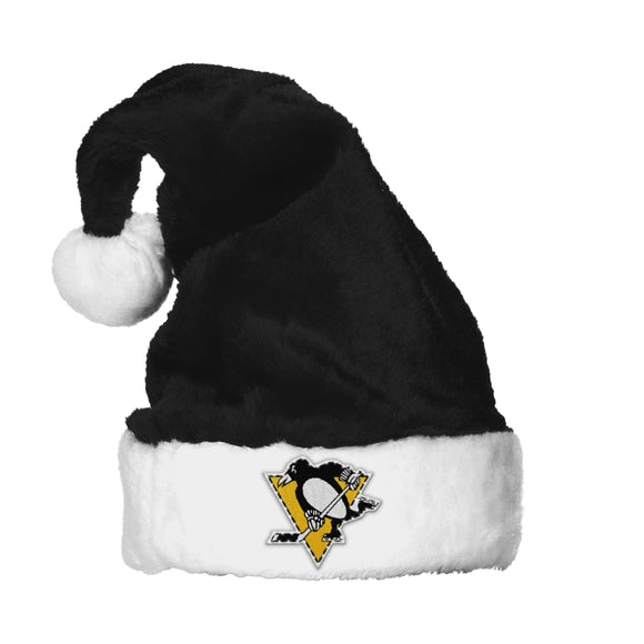Pittsburgh Penguins NHL Hockey Christmas Light Up Santa Pom Team Logo Hat