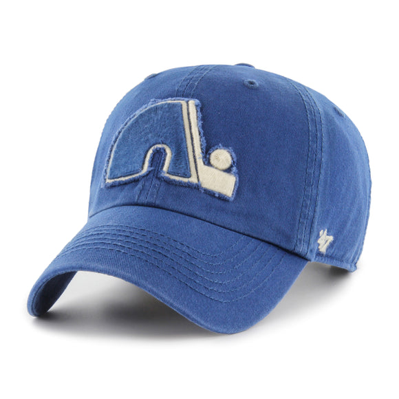 Men’s NHL Quebec Nordiques ’47 Brand Chasm Blazer Clean Up – Adjustable Hat